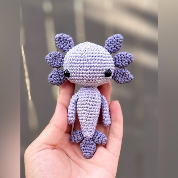 Crochet Axolotl - Picture 1 of 6